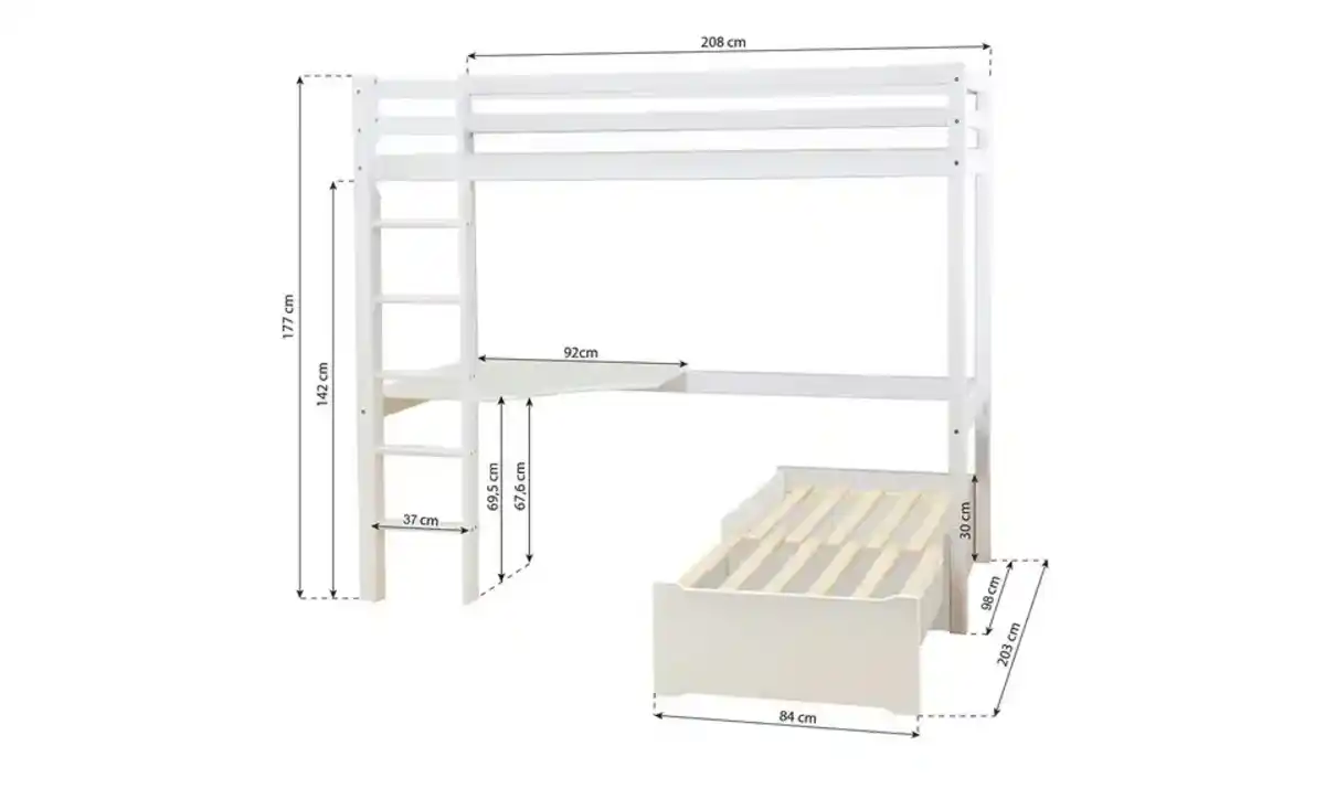 Bild 4 von Hoppekids Hochbett Eco Dream