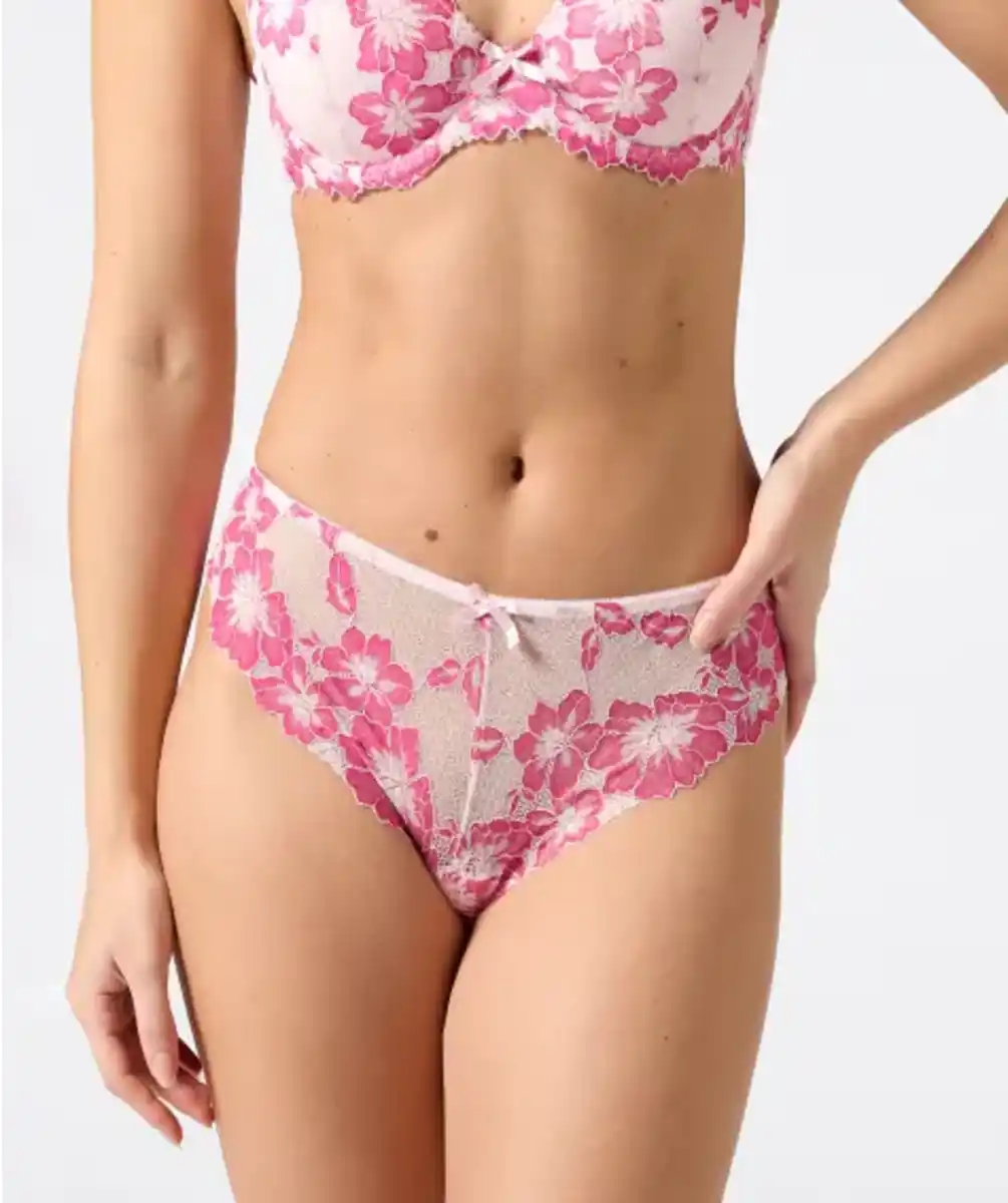 Bild 1 von Brazilian-Panty aus Spitze, hellrosa