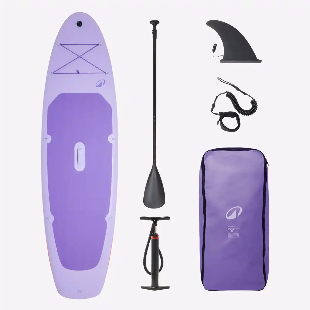 Bild 1 von ITIWIT SUP Set Stand up Paddle aufblasbar 10'6 Limited Edition (< 130 kg) - 100 violett