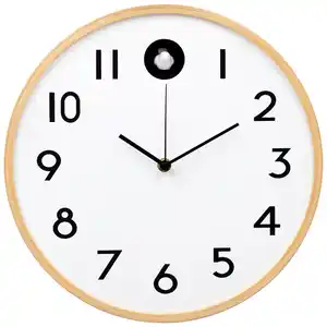 Wanduhr Kukuk Natur/Weiß, Naturfarben, Weiß