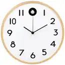 Bild 1 von Wanduhr Kukuk Natur/Weiß, Naturfarben, Weiß