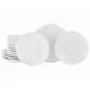Bild 1 von Creatable Kombiservice Milano Weiss, Weiß, Keramik, 18-teilig, Uni, stapelbar, Essen & Trinken, Geschirr, Geschirr-Sets, Kombiservice