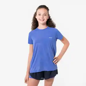 KIPRUN Laufshirt kurzarm Kinder nahtlos - Run 900 Light lila