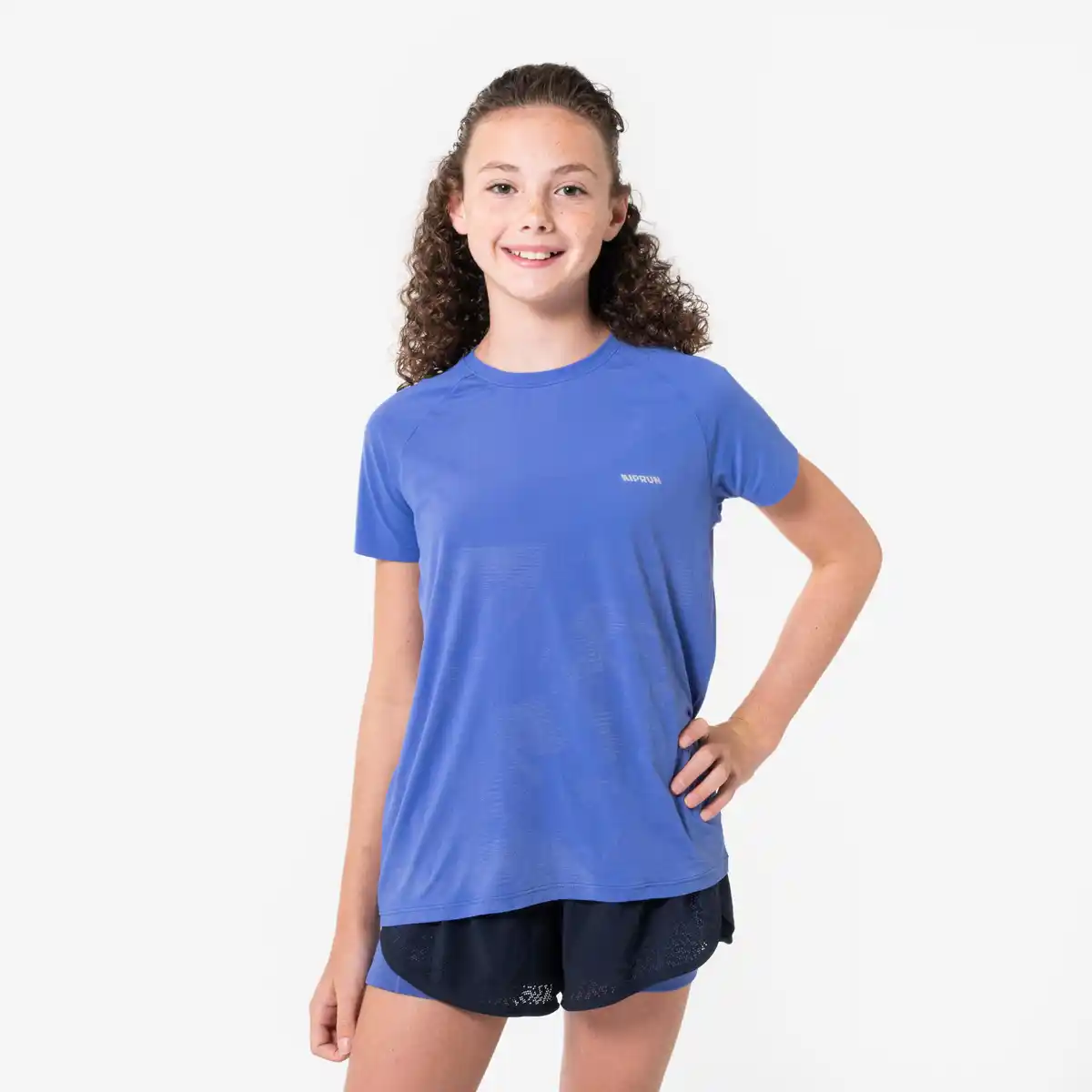 Bild 1 von KIPRUN Laufshirt kurzarm Kinder nahtlos - Run 900 Light lila