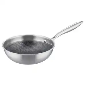 GSW Sauteuse Inoxxa Black, Edelstahl, Metall, 2.65 L, ISO 9001, hitzebeständige Griffe, backofengeeignet, kratzfest, rostfrei, antihaftbeschichtet, geschmacksneutral, energiesparend, Dreischicht-Mat