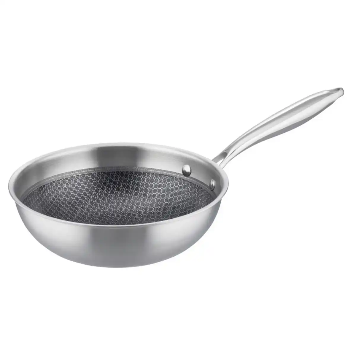 Bild 1 von GSW Sauteuse Inoxxa Black, Edelstahl, Metall, 2.65 L, ISO 9001, hitzebeständige Griffe, backofengeeignet, kratzfest, rostfrei, antihaftbeschichtet, geschmacksneutral, energiesparend, Dreischicht-Mat