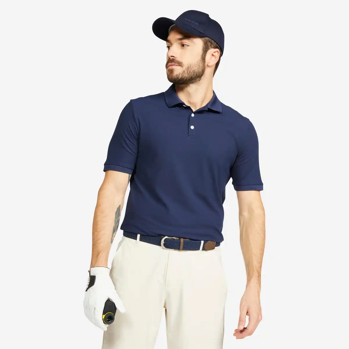 Bild 1 von INESIS Herren Golf Poloshirt kurzarm - WW500 marineblau
