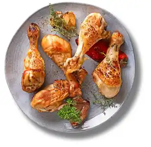 K-PURLAND Hähnchen-Unterschenkel XXL, 1-kg-Großpackg.