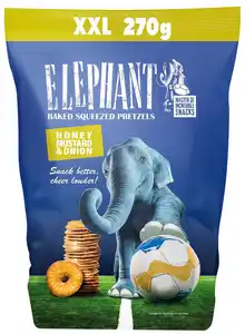 ELEPHANT Baked Squeezed Pretzels XXL, 270 - 300-g-Beutel