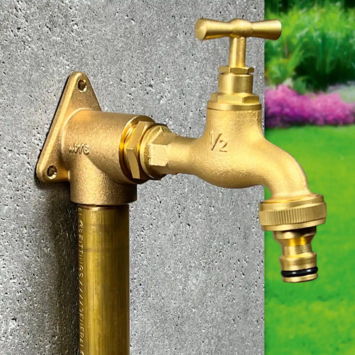 Bild 1 von Powertec Garden Wasserhahn 1/2"