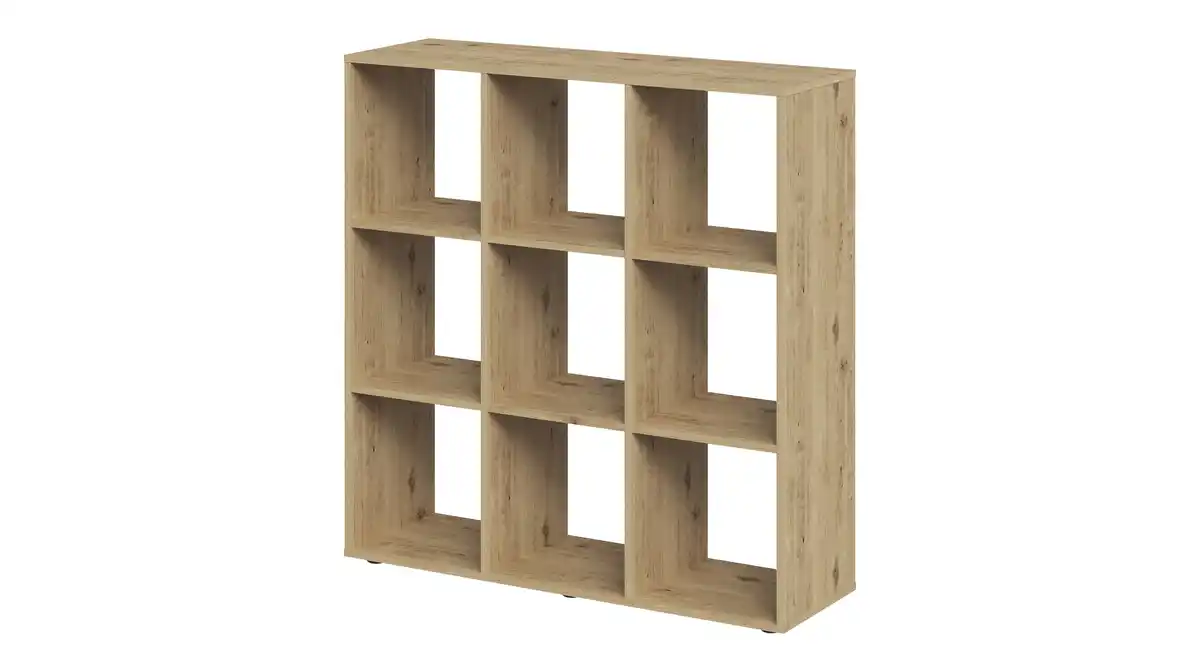 Bild 1 von Raumteiler Artisan Eiche 104 x 107 cm - 9 Fächer - MEGA