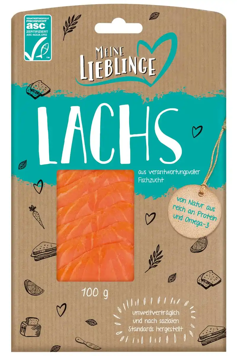 Bild 1 von MEINE LIEBLINGE Lachs, 100-g-Packg.