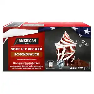 AMERICAN Amerikanisches Soft Eis, Vanille-Schokolade