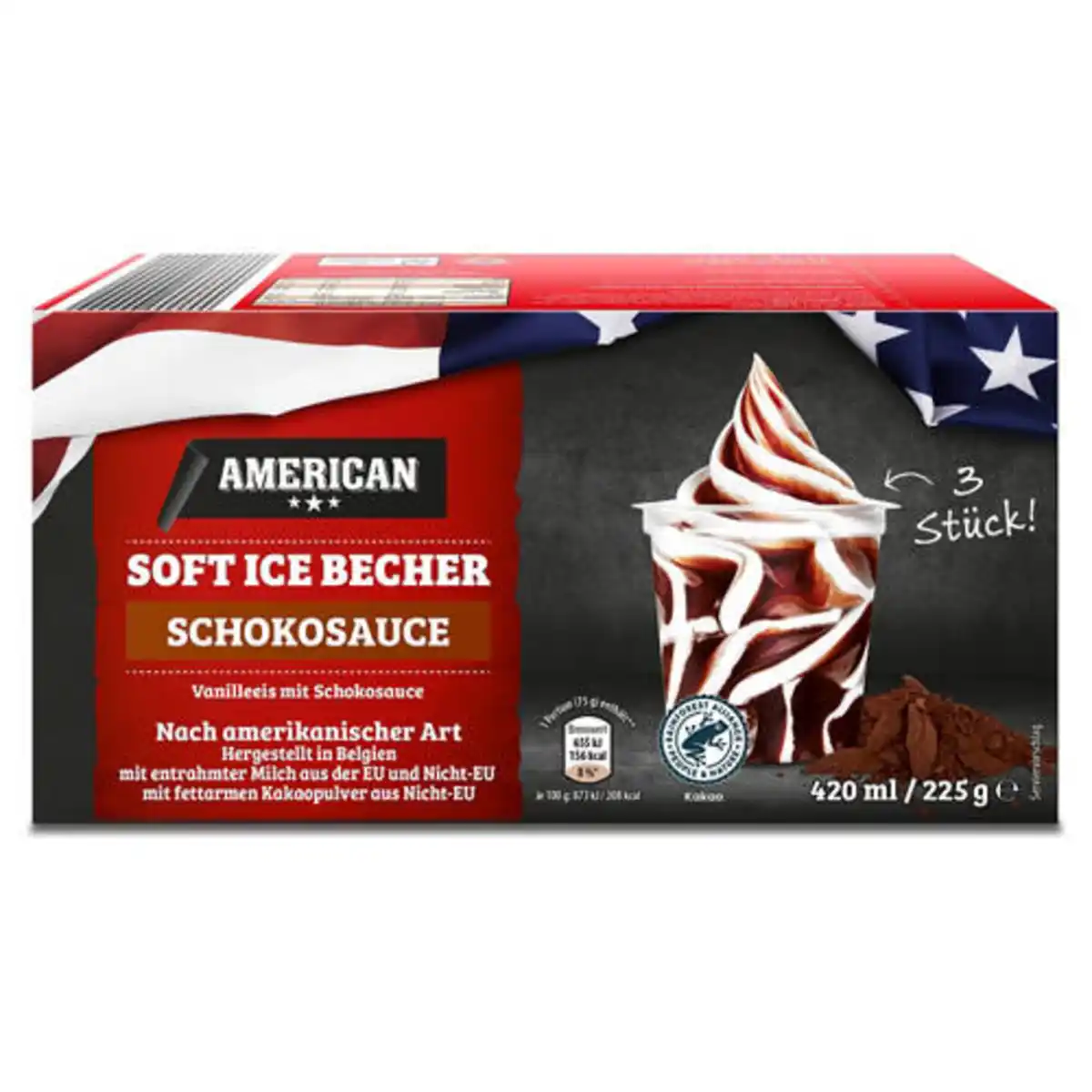 Bild 1 von AMERICAN Amerikanisches Soft Eis, Vanille-Schokolade