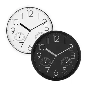 LIVARNO® Wanduhr mit Thermo-/Hygrometer