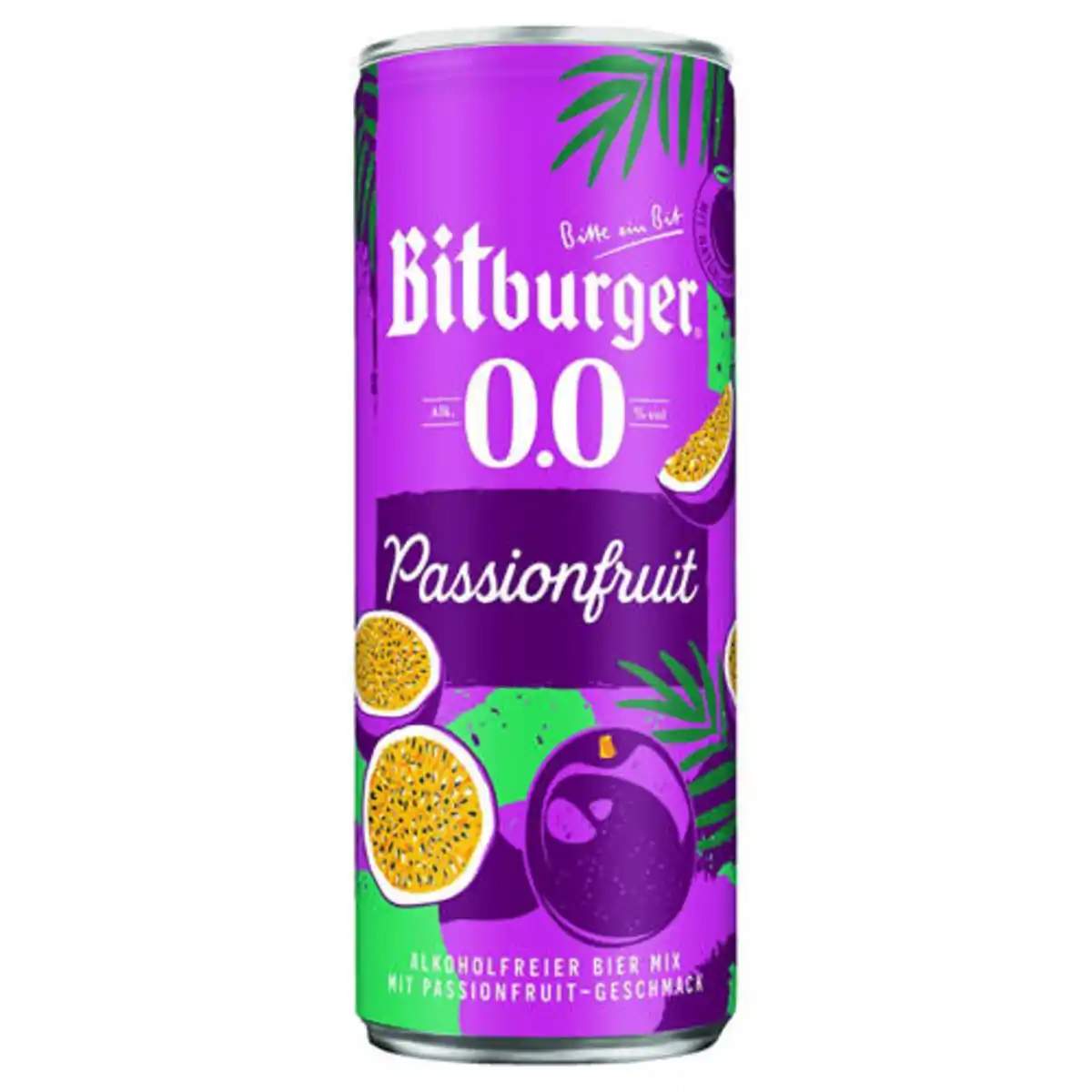 Bild 1 von Bitburger 0,0 Alkoholfrei Dose 330 ml, Passionfruit