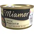 Bild 1 von Miamor Feine Pastete Katze Nassfutter Adult Huhn mit Ei 12x85 g