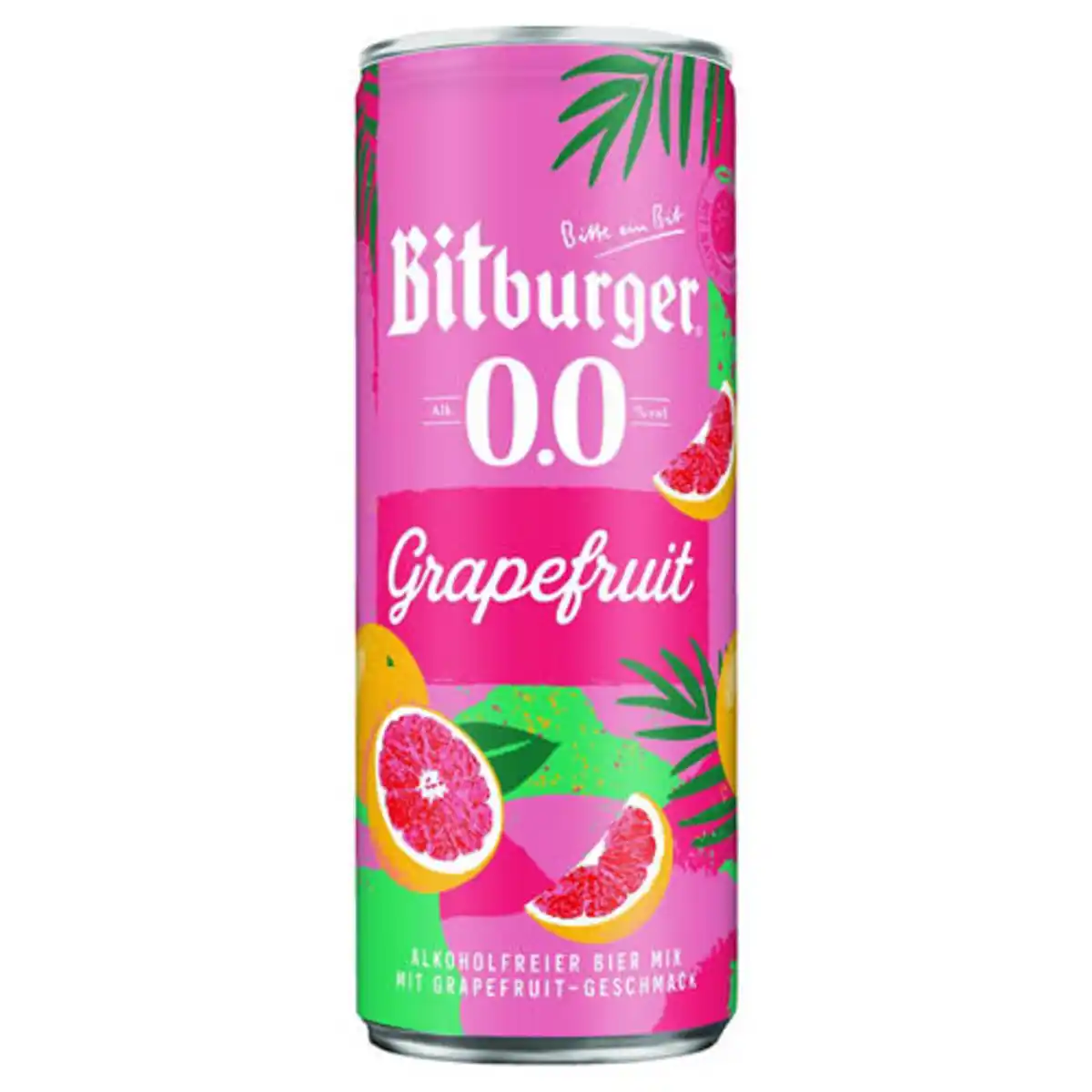 Bild 1 von Bitburger 0,0 Alkoholfrei Dose 330 ml, Grapefruit