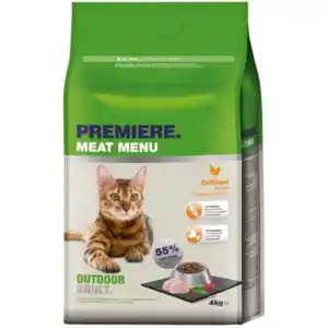 PREMIERE Meat Menu Trockenfutter Katze Adult Outdoor Geflügel 4 kg