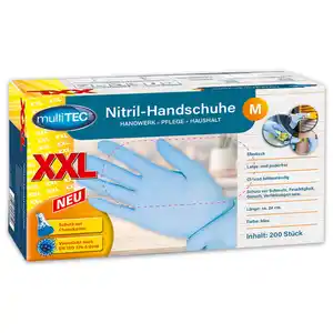 Multitec Nitril-Einweghandschuhe 200er