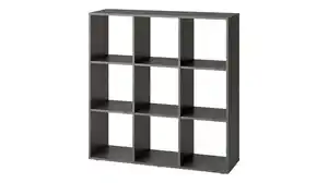 Raumteiler anthrazit 104 x 107 cm - 9 Fächer - MEGA