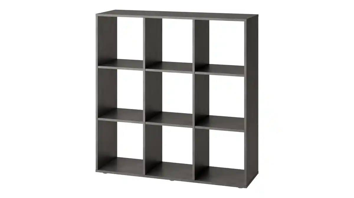 Bild 1 von Raumteiler anthrazit 104 x 107 cm - 9 Fächer - MEGA