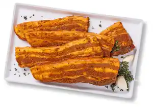 K-WERTSCHÄTZE Grillbauch mariniert, 100 g