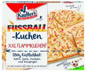 KAUFFER'S Fußball-Flammkuchen XXL, 350-g-Großpackg.
