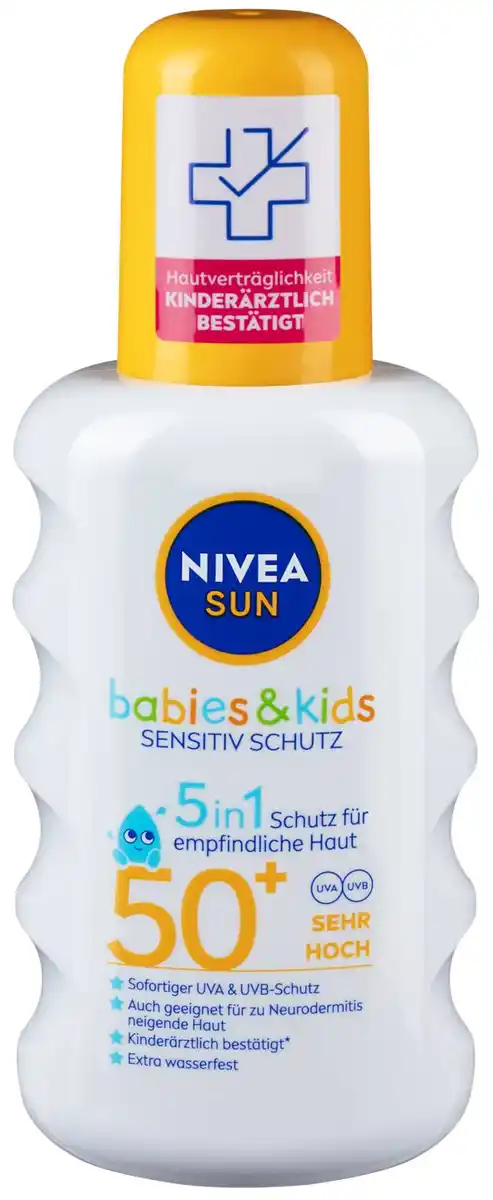 Bild 1 von NIVEA SUN Sonnenschutz, 40 - 200-ml-Tube/Fl.