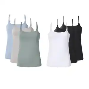 ESMARA® Damen-Spaghettiträger-Tops, 3-St.-Packg.