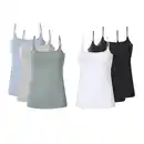 Bild 1 von ESMARA® Damen-Spaghettiträger-Tops, 3-St.-Packg.