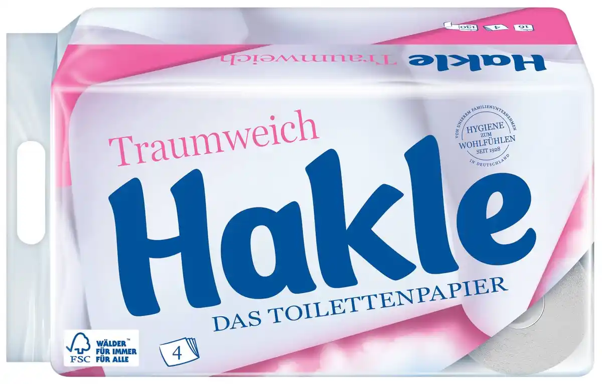 Bild 1 von HAKLE Traumweich, Packg. = 16 x 130 Blatt