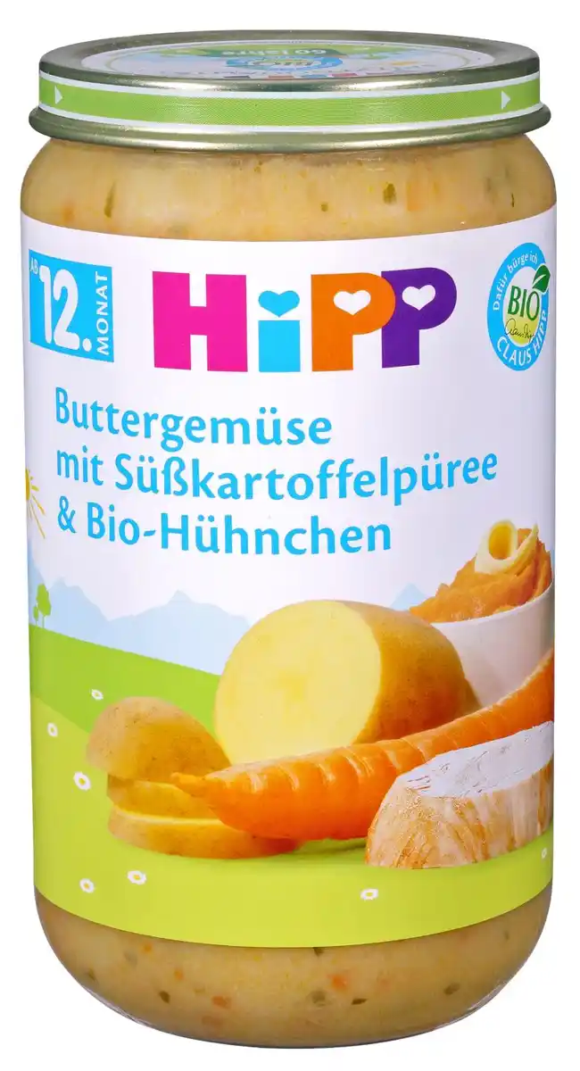 Bild 1 von HIPP Bio-Baby-Menü, 250-g-Glas