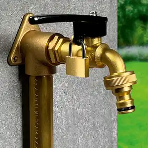 Powertec Garden Abschließbarer Kugelauslaufhahn 1/2"