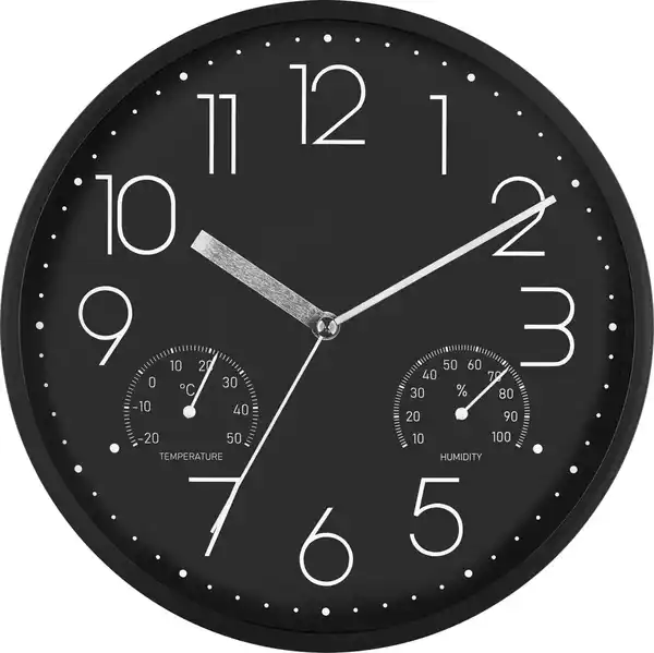 Bild 2 von LIVARNO® Wanduhr mit Thermo-/Hygrometer