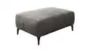 Bild 1 von Hocker Sitzhocker 79 x 111 cm grau Veloursbezug - SALO