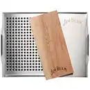 Bild 1 von Jim Beam Edelstahl-Grillauflage mit Zedernholz-Platte