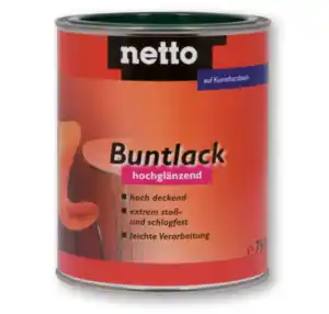 netto Buntlack auf Kunstharzbasis 375 ml