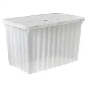 HOME CREATION Aufbewahrungsbox mit Klappdeckel, Weiß