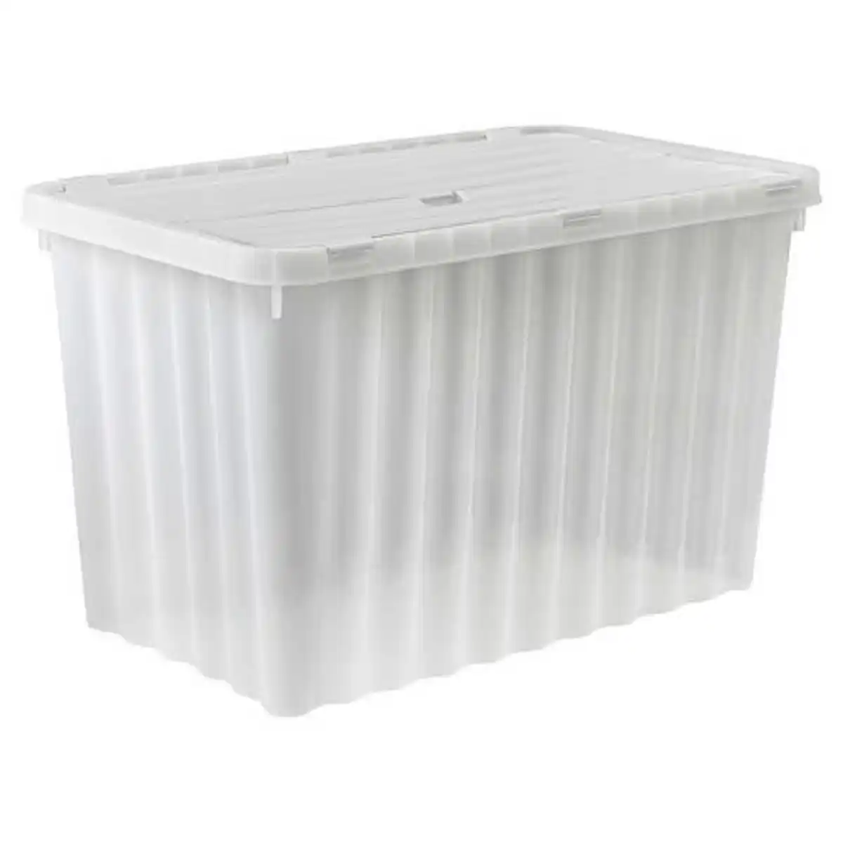 Bild 1 von HOME CREATION Aufbewahrungsbox mit Klappdeckel, Weiß