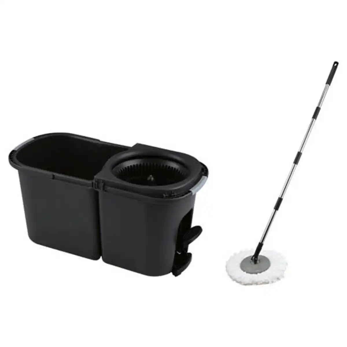 Bild 1 von HOME CREATION Bodenwischer-Set, Mop, Schwarz