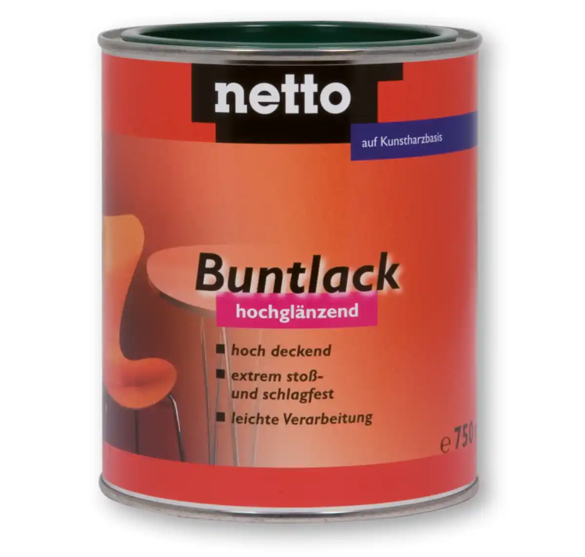 Bild 1 von netto Buntlack auf Kunstharzbasis 750 ml