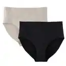 Bild 1 von UP2FASHION WOMEN Damen Unterwäsche, Beige/Schwarz, Hüftslips, S 36/38