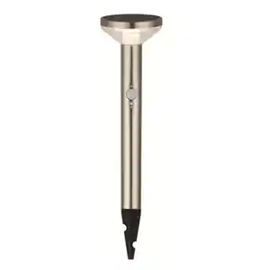 LED-Solarbodenleuchte rund 50 cm 2 Wat mit Bewegungsmelder und Bodenspieß