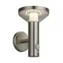Bild 1 von LED Solar Wandleuchte rund 2 W in silber mit Bewegungsmelder
