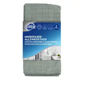 POWER FORCE Mikrofaser-Allzwecktuch, Grau