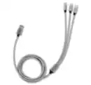 Bild 1 von LINK2HOME 3-in-1-USB-Kabel, Silber*