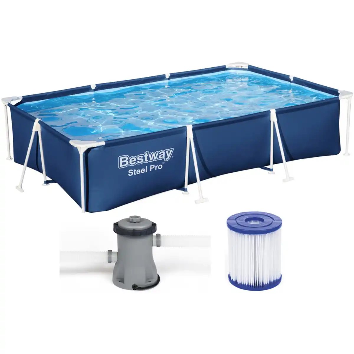 Bild 1 von Bestway® Steel Pro Frame Pool-Set 300 x 201 x 66 cm