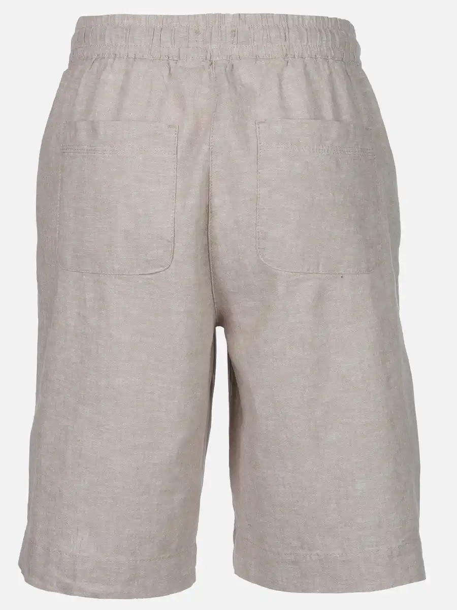 Bild 2 von Damen Leinenshorts Weiß