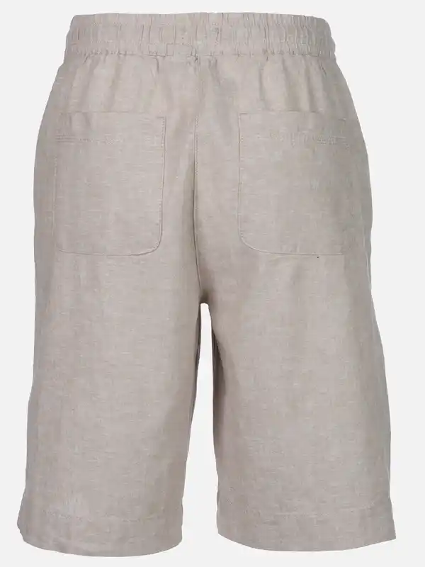 Bild 2 von Damen Leinenshorts Weiß